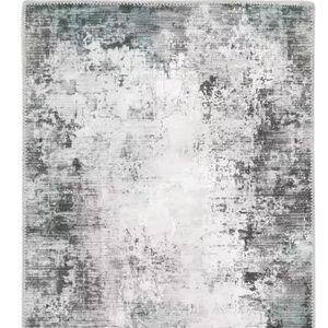 Harmony Gray Doormat 2 ft. x 3 ft. Indoor Machine Washable Scatter Rug